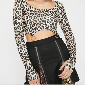 Dollskill current mood leopard ring top